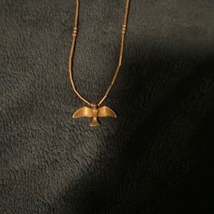 Vintage bird necklace